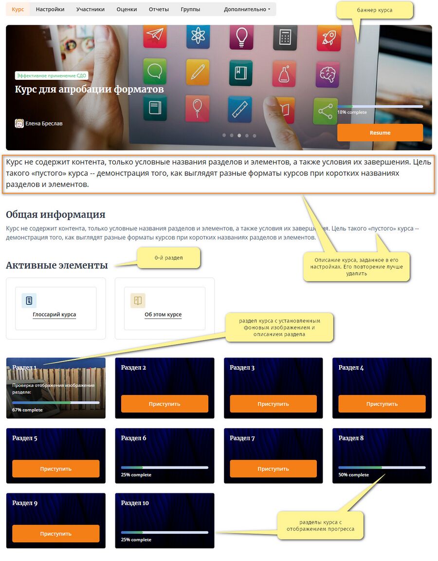Формат Edwiser общий вид