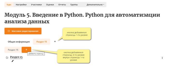 Multitopic format добавление страницы